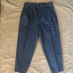 Madewell Navy Blue Tapered Pants